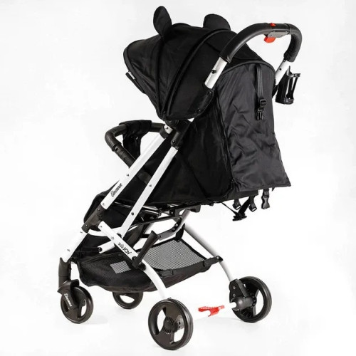Прогулочная коляска Joy Elegans с подстаканником, черная (A-43081) — 26910
