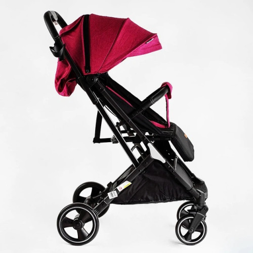 Прогулочная коляска Joy Comfort с подстаканником, розовая (L-20115) — 26907 Прогулочная коляска Joy Comfort с подстаканником, розовая (L-20115) — 26907