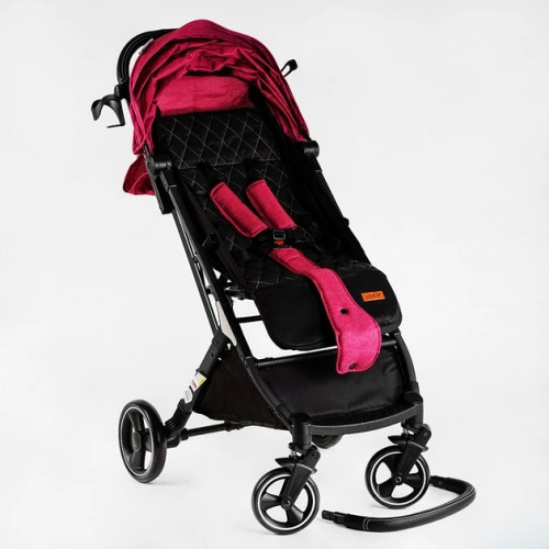 Прогулочная коляска Joy Comfort с подстаканником, розовая (L-20115) — 26907 Прогулочная коляска Joy Comfort с подстаканником, розовая (L-20115) — 26907