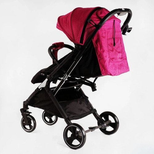 Прогулочная коляска Joy Comfort с подстаканником, розовая (L-20115) — 26907 Прогулочная коляска Joy Comfort с подстаканником, розовая (L-20115) — 26907
