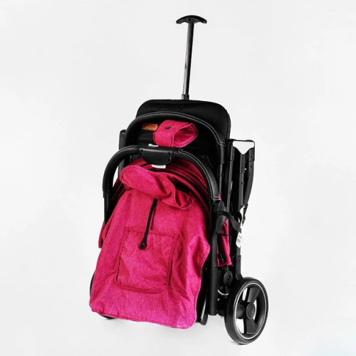 Прогулочная коляска Joy Comfort с подстаканником, розовая (L-20115) — 26907 Прогулочная коляска Joy Comfort с подстаканником, розовая (L-20115) — 26907