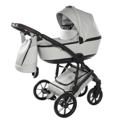 Коляска універсальна 2в1 Junama Space Eco New 01 Light Grey (J-SpEN-01)
