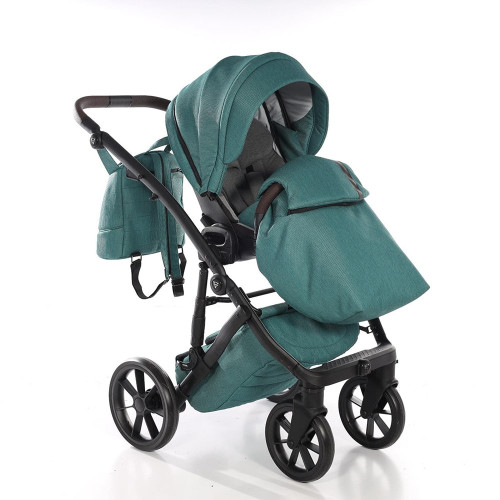 Универсальная коляска 2в1 Junama Space Waffle 03 Green (J-SpW-03) — 22460