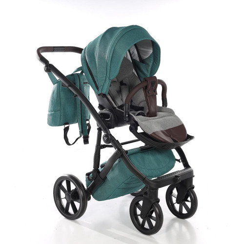 Универсальная коляска 2в1 Junama Space Waffle 03 Green (J-SpW-03) — 22460