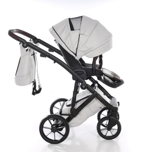 Коляска універсальна 2в1 Junama Space Waffle 01 Grey (J-SpW-01) — 22458