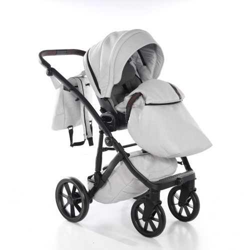 Коляска універсальна 2в1 Junama Space Waffle 01 Grey (J-SpW-01) — 22458