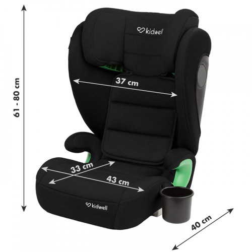 Автокрісло Kidwell Weston I-Size ISOFIX 100-150 см black (KWB) — 25498