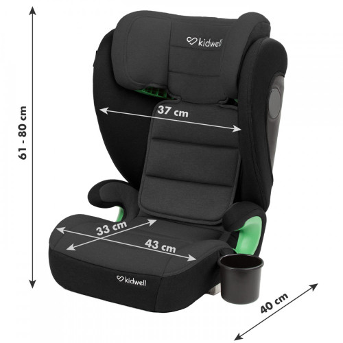 Автокресло Kidwell Weston I-Size ISOFIX 100-150 см grey black (KWGB) — 24753 Автокресло Kidwell Weston I-Size ISOFIX 100-150 см grey black (KWGB) — 24753