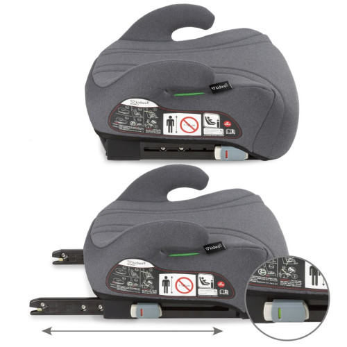 Автокрісло-бустер Kidwell Bono Isofix 125-150 см gray (KBIFGR) — 23319