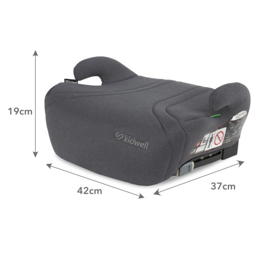 Автокрісло-бустер Kidwell Bono Isofix 125-150 см gray (KBIFGR) — 23319