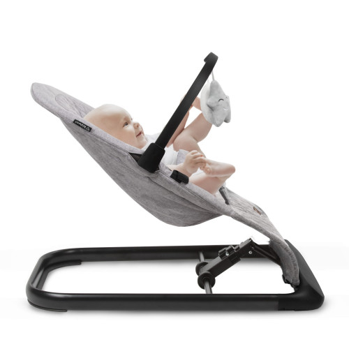 Дитяче крісло-гойдалка Kidwell Laro Full grey/blak (KLFGB) — 23417 Дитяче крісло-гойдалка Kidwell Laro Full grey/blak (KLFGB) — 23417