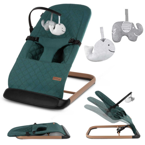 Детское кресло-качалка Kidwell Laro green-wooden (KLGRE/W) — 22887 Детское кресло-качалка Kidwell Laro green-wooden (KLGRE/W) — 22887