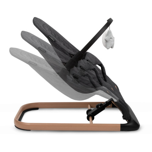 Дитяче крісло-гойдалка Kidwell Laro black-wooden (KLLB) — 22886 Дитяче крісло-гойдалка Kidwell Laro black-wooden (KLLB) — 22886
