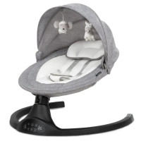 Дитяче крісло-гойдалка 2в1 Kidwell Luxi dark melange-black (KLBDM)