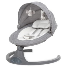 Дитяче крісло-гойдалка 2в1 Kidwell Luxi dark melange (KLDM)