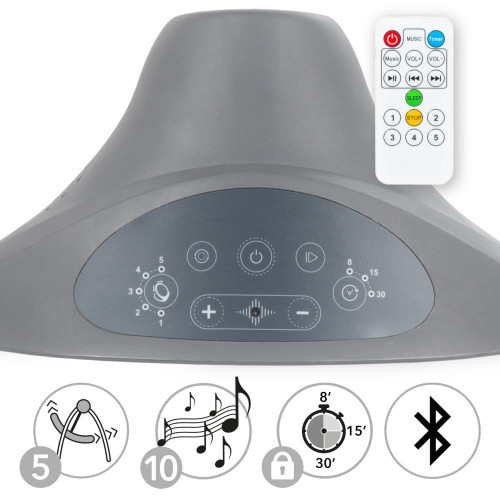 Дитяче крісло-гойдалка 2в1 Kidwell Luxi dark melange (KLDM) — 22858