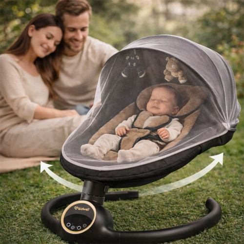 Заколисуючий центр 2в1 Kidwell Reve black/gold (KRBG) — 23330 Заколисуючий центр 2в1 Kidwell Reve black/gold (KRBG) — 23330