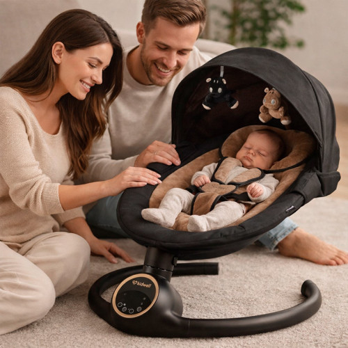 Заколисуючий центр 2в1 Kidwell Reve black/gold (KRBG) — 23330 Заколисуючий центр 2в1 Kidwell Reve black/gold (KRBG) — 23330