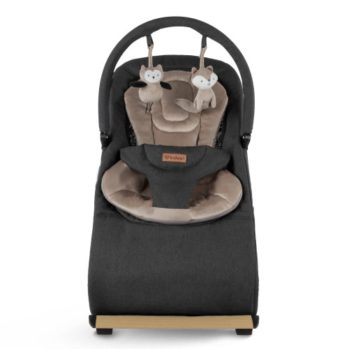 Детский шезлонг-качели Kidwell Rubi Wooden black/gold (KRBL/W) — 23414 Детский шезлонг-качели Kidwell Rubi Wooden black/gold (KRBL/W) — 23414