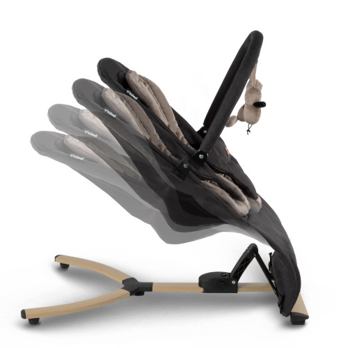 Детский шезлонг-качели Kidwell Rubi Wooden black/gold (KRBL/W) — 23414 Детский шезлонг-качели Kidwell Rubi Wooden black/gold (KRBL/W) — 23414
