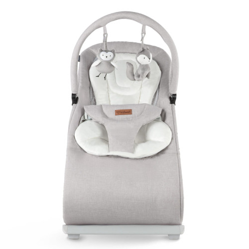 Дитячий шезлонг-гойдалка Kidwell Rubi Wooden gray/white (KRG/W) — 23416 Дитячий шезлонг-гойдалка Kidwell Rubi Wooden gray/white (KRG/W) — 23416