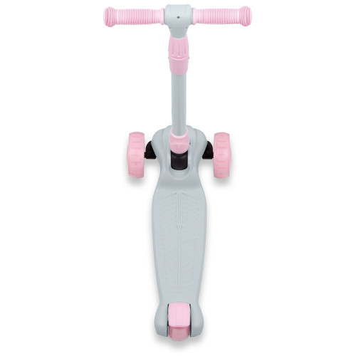 Дитячий триколісний самокат Kidwell Jax grey-pink (KJGP) — 22869 Дитячий триколісний самокат Kidwell Jax grey-pink (KJGP) — 22869