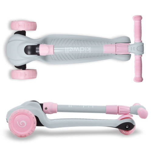 Дитячий триколісний самокат Kidwell Jax grey-pink (KJGP) — 22869 Дитячий триколісний самокат Kidwell Jax grey-pink (KJGP) — 22869