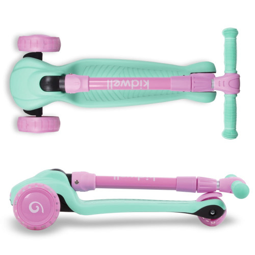 Дитячий триколісний самокат Kidwell Jax mint-pink (KJMP) — 22870