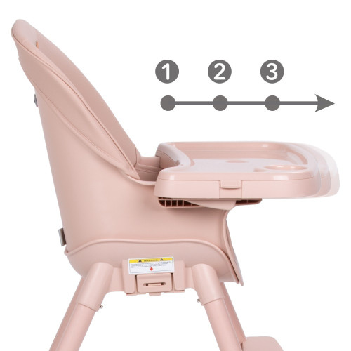 Дитячий стілець для годування Kidwell Eatan pink (KEP) — 23337 Дитячий стілець для годування Kidwell Eatan pink (KEP) — 23337