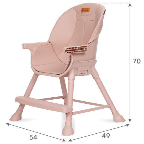 Дитячий стілець для годування Kidwell Eatan pink (KEP) — 23337 Дитячий стілець для годування Kidwell Eatan pink (KEP) — 23337