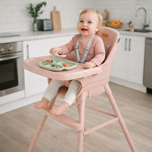 Дитячий стілець для годування Kidwell Eatan pink (KEP) — 23337 Дитячий стілець для годування Kidwell Eatan pink (KEP) — 23337