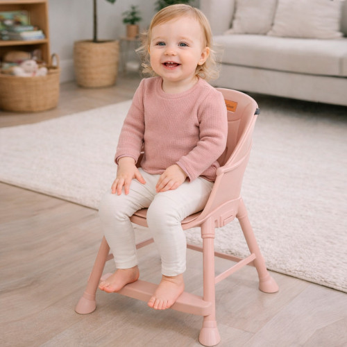 Дитячий стілець для годування Kidwell Eatan pink (KEP) — 23337 Дитячий стілець для годування Kidwell Eatan pink (KEP) — 23337