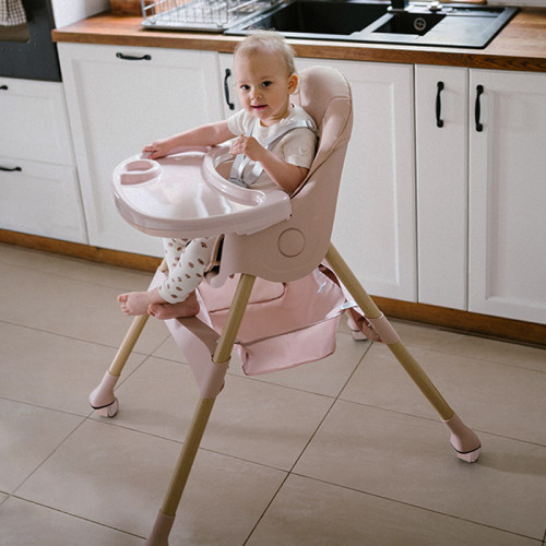 Дитячий стілець для годування Kidwell Karimi pink (KKPI) — 22830 Дитячий стілець для годування Kidwell Karimi pink (KKPI) — 22830