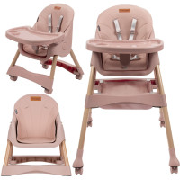 Дитячий стілець для годування Kidwell Karimi pink (KKPI)