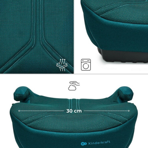 Автокресло-бустер Kinderkraft i-Boost 2 Pro Green (KCIBOO02GREPR00) — 23854