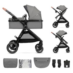 Універсальна коляска 2 в 1 Kinderkraft Esme Grey (KSESME00GRY2000)