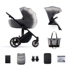 Універсальна коляска 2 в 1 Kinderkraft Prime 2 Shadow Grey (KSPRIM02GRY2000)