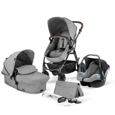 Універсальна коляска 3 в 1 Kinderkraft Moov Gray Melange (KKWMOOVGRYM0NC)