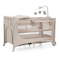 Кровать-манеж с пеленатором Kinderkraft Joy 2 Beige (301168)