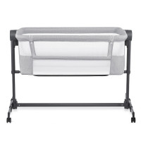Приставная кровать-люлька Kinderkraft Neste Up 2 Light Grey (301139)