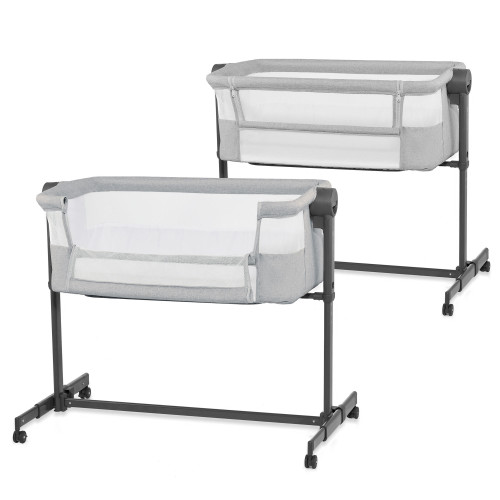 Приставне ліжко-люлька Kinderkraft Neste Up 2 Light Grey (301139) — 16039 Приставне ліжко-люлька Kinderkraft Neste Up 2 Light Grey (301139) — 16039
