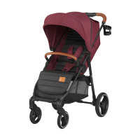 Прогулянкова коляска Kinderkraft Grande LX Burgundy (348545)