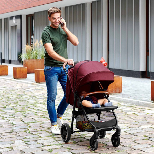 Прогулянкова коляска Kinderkraft Grande LX Burgundy (348545) — 15764 Прогулянкова коляска Kinderkraft Grande LX Burgundy (348545) — 15764