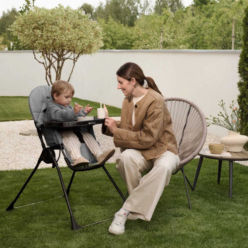 Дитячий стільчик для годування Kinderkraft Binci Grey (301240) — 21675 Дитячий стільчик для годування Kinderkraft Binci Grey (301240) — 21675