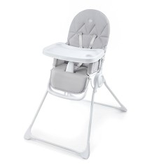 Дитячий стільчик для годування Kinderkraft Binci Light Grey (301241)