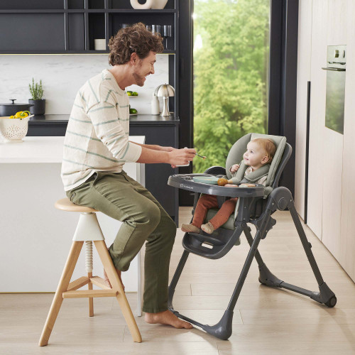 Стільчик для годування Kinderkraft Tummie Grey (301156) — 16056