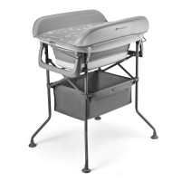 Столик пеленальный с ванночкой Kinderkraft Bubbly Grey (301253)
