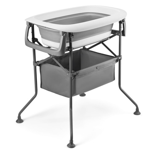 Столик пеленальний з ванночкою Kinderkraft Bubbly Grey (301253) — 21688