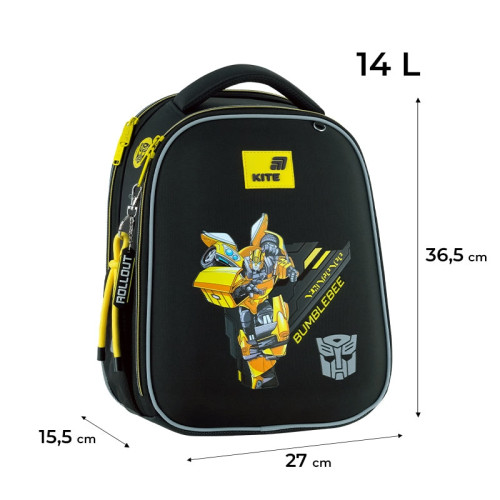 Рюкзак шкільний каркасний Kite Education Transformers TF26-555S — 25752