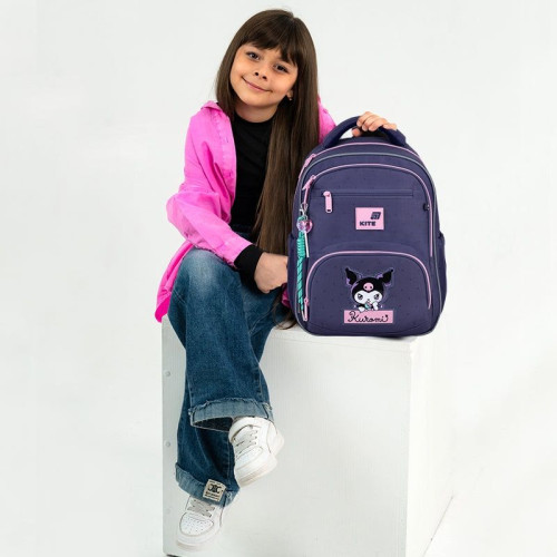 Рюкзак шкільний Kite Education Kuromi HK26-773M — 25733 Рюкзак шкільний Kite Education Kuromi HK26-773M — 25733
